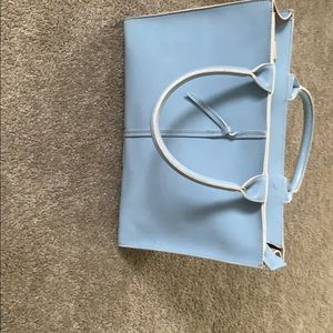 Large powder blue purse